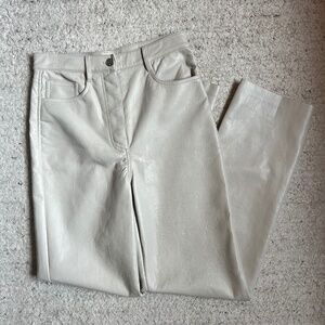 Aritzia Wilfred Melina Vegan Leather High Rise Pant